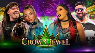 Liv Morgan & Dominik Mysterio vs Rhea Ripley & Jey Uso Full Match WWE Crown Jewel 2024 Highlights