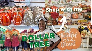 Dollar Tree Fall Decor Haul -  Plus Shop With Me!| Getting Ready to Decorate for Fall 2021