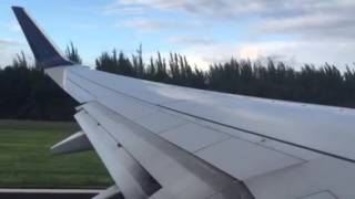 Delta Airlines 737-900 Takeoff From San Juan Airport