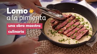 Lomo a la pimienta