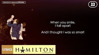 #22 Hamilton - Dear Theodosia (VIDEO LYRICS)