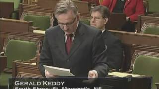 Gerald Keddy MP - Member's Statement - April 23, 2010