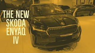 The brand new SKODA ENYAQ iv 2021 quick walk around fully electric power