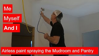 Mobile Home Remodel/Prime And Paint the Mud Room