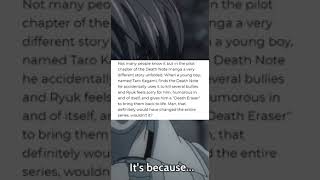 These death note facts will blow your mind🤯 #shorts #anime