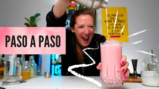 👉🐾Coctel PANTERA ROSA con alcohol | Como hacer BEBIDA ROSADA | AGUS BLANCO