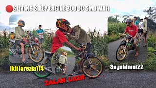 SETTING SLEEP ENGINE 200 CC . WRR PREDATOR