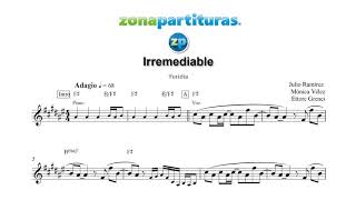 Partitura "Irremediable" Yuridia