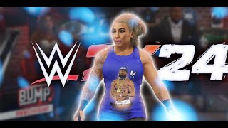 Jealousy Bumps into Marci - WWE 2K24 Unleashed - Gameplay #03