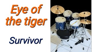 Eye of the tiger - Survivor (drum cover by EdrummerBR 🇧🇷)