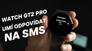 Chytré hodinky Huawei Watch GT 2 Pro nyní umí odpovídat na SMS!