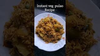 instant VEG PULAO RECIPE in cooker #shorts #youtubeshorts