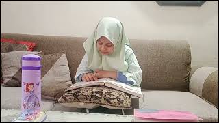 Recitation of Quran during Vacations. Favorite activity of Zahra. Winter Vacations Vlog 2.