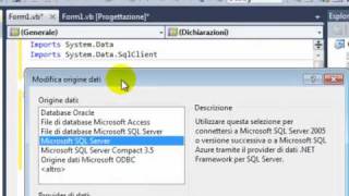 Tutorial di ADO.NET: connessione a Sql Server e Access