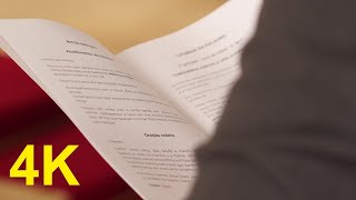 4K Free Stock Footage: Man Reading in Church