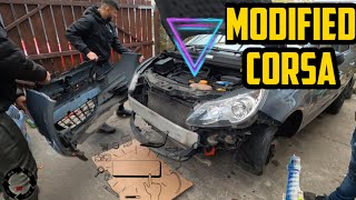 VAUXHAULL CORSA PROJECT *CHANGING FRONT BUMPER AND SIDE MIRRORS* (VXR KIT)