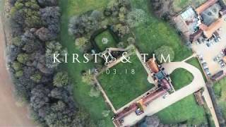 Leez Priory Aerial Wedding - Kirsty & Tim