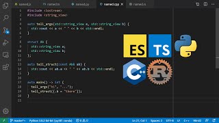 Named Args in TypeScript, Python, C++20, & Rust