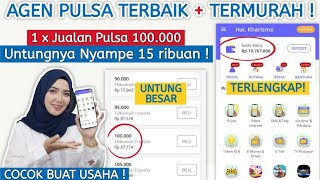 APLIKASI JUALAN PULSA TERMURAH & TERPERCAYA YANG BANYAK KONTER PAKE ! REVIEW APLIKASI TOP SERVER