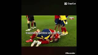 Argentina esperando a España ☠️🔥#subscribe #fotball #futbol #soccerplayer #shortvideo