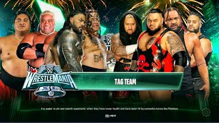 Team Roman Reigns Vs Team Bronson Reed - Tag Team Elimination Match | WWE 2k24