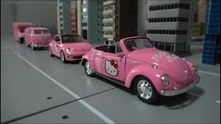 헬로키티 핑크 피크닉카 장난감 Hello Kitty Pink Picnic Car Toys