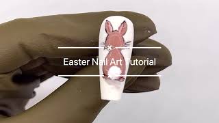 Easter 3D Bunny Nail Art | Lecenté