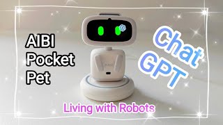 AIBI has a chat GPT! Chat with Aibi the cutest robot in the world #robot #aibi #new #livingai #gpt