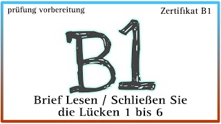 Lesen / Schließen Sie die Lücken