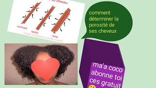 comment déterminer la porosité de ces cheveux ? je vous explique