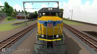 testing 2 different trains! same loco different creator!!!