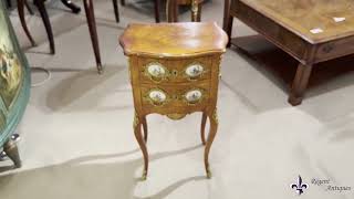 Antique Louis Revival Burr Walnut & Ormolu Mounted Chest