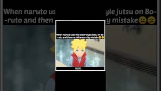 When Naruto Used Water Style Jutsu On Boruto | Naruto