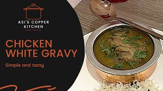 CHICKEN WHITE GRAVY | CHICKEN GRAVY | SIMPLE CHICKEN KURMA