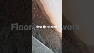 floor finish work | footpath | road construction | site video