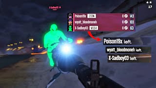 Fighting The MOST BRAINROT Griefers on GTA Online