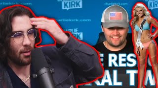 Hasanabi Reacts to Charlie Kirk on Super Bowl Halftime Show