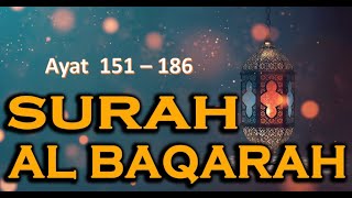 Recited Albaqorah and translate in English - Murotil  Albaqarah   151 - 186