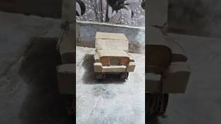 How To Make Mahindra Thar with cardboard home /how to make thar by cardboard /#cardboardtharmaking