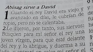 Biblia en Vivo- 1 Reyes 1-2 (Abisag sirve a David) y 1 Corintios 7 (Problemas del matrimonio)RVR1960