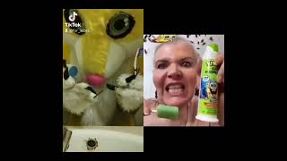 TikTok old lady toothpaste monster out to eat me now that I seen this video