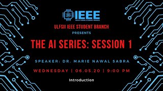 The AI SERIES: Session 1