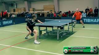 1.КУРИЛЬЧИК - ГОЛОВИНСКИЙ Раубичи table tennis настольный теннис