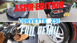 Deep Cleaning A Filthy Chevy Corvette Z51 | Exterior Car Detailing (ASMR)! | Mario Molina