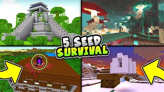 5 SEED SURVIVAL UNIK & KEREN DI MCPE