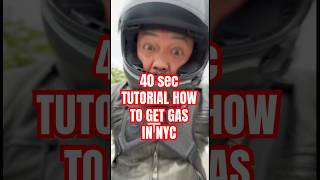 NYC Motorcycle Refueling- short version: 40 Second Guide #scramblernightshift #motorcyclecommunity