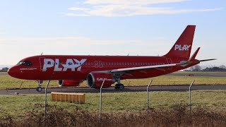 06/02/2023 AM | easyJet Airbus A319 & PLAY Airbus A320neo Takeoffs from Liverpool (EGGP/LPL)