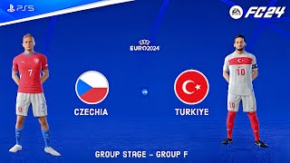 FC 24 - Czechia vs Türkiye | UEFA EURO 2024 Group F Full Match Gameplay PS5™