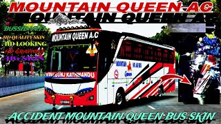 MOUNTAIN QUEEN _ Nepalgunj To Kathmandu Deluxe Skin For Bussid 4.1.1 🥰|| Mountain Queen Bus Skin