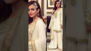 all Pakistani actress#white 🤍garara pics ❤️ ost short video